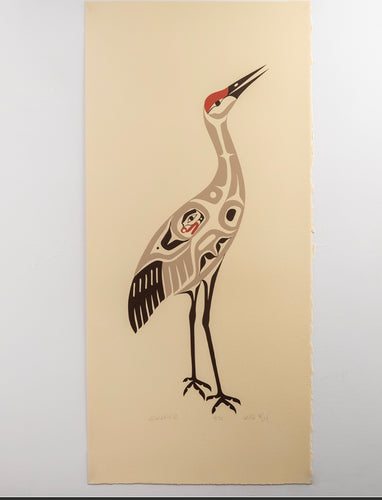 Sandhill II limited edition formline serigraph